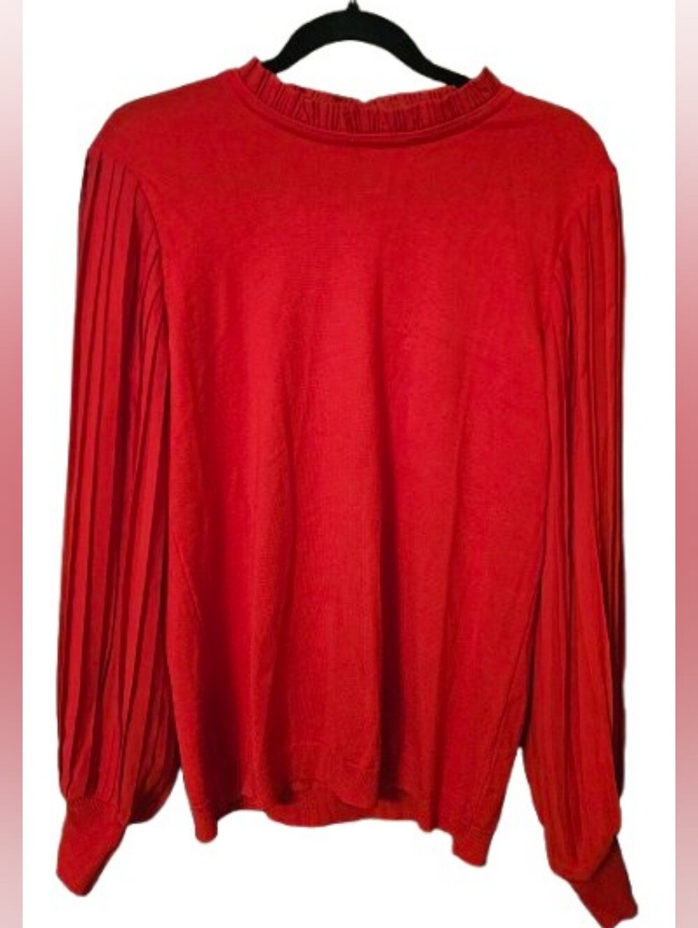*NWT Adrianna Papell Pleated Neck Sweater